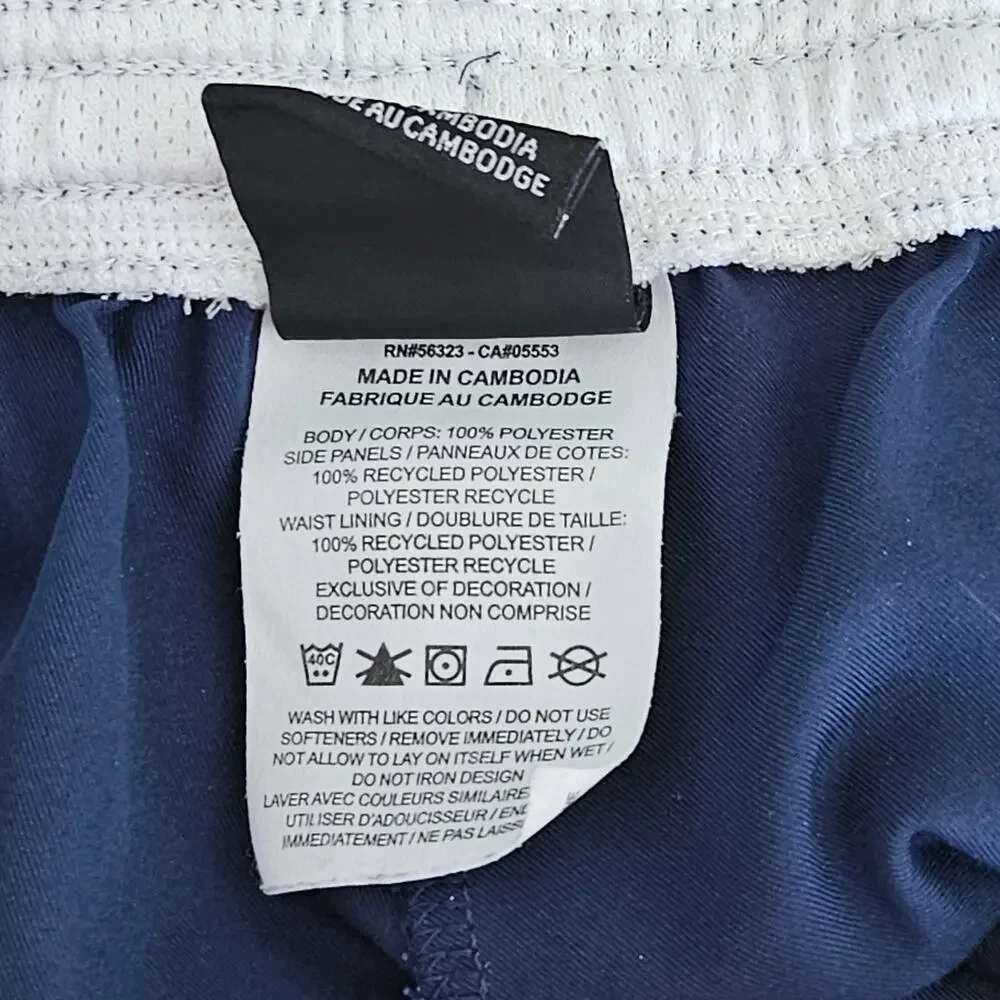 Nike Women's Laser Woven IV Athletic Shorts Navy Blue Sz S EUC